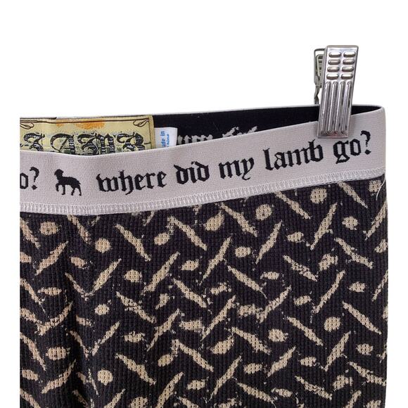 LAMB Gwen Stefani WHERE DID MY LAMB GO? Waffle Knit Legging Pants Small - Picture 3 of 5